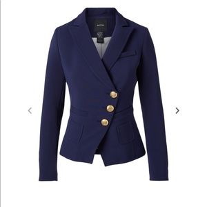 Smythe asymmetric wrap blazer
